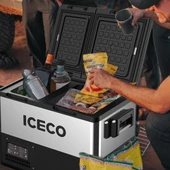 ICECO TCD45 12/24Volt 45 Litre Çift Bölmeli Outdoor Kompresörlü Oto Buzdolabı/Dondurucu - 7