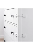 IKEA UNDVIKA Dolap güvenlik kilidi Beyaz Koruyucu Kilit 2 Adet - 2