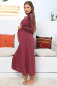 Lohusasepeti MOMMYSH® 55103 Elegance Dantel Kollu Lohusa Gecelik - 3