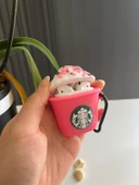Airpods 1 Ve 2. Nesil Uyumlu Sevimli Silikon Koruyucu Kılıf - 7