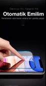 Polham 9H 0.3MM İphone 14 Pro Max 6.7 İnch Uyumlu Ful Kaplama Kırılmaz Ekran Koruyucu - 5