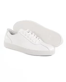 Scrambler Beyaz Hakiki Deri Erkek Spor (Sneaker) Ayakkabı thumbnail 3