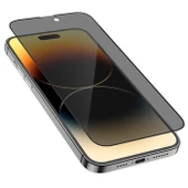 Polham Prıvacy Gizlilik Özellikli iPhone 14 Pro Ful Kaplama Kırılmaz Ekran Koruyucu,Hayalet Koruyucu - 5