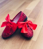 GALA  önü fiyonklu simli ayakkabı thumbnail 5