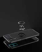 Xiaomi Redmi Note 11E Kılıf Yüzüklü Magnetli Ravel Case Kapak thumbnail 7