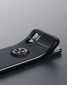 Xiaomi Redmi Note 11E Kılıf Yüzüklü Magnetli Ravel Case Kapak thumbnail 4