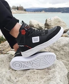 Dunlop 2238 Siyah-Kırmızı, Fuspetli Ortapedik Boğazlı Basket Spor Ayakkabı - 1