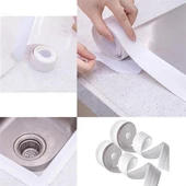 BUFFER® Su Sızdırmaz  Banyo Mutfak Lavabo Küvet İzolasyon Şerit Bant - 9