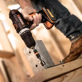 Worx Wx370.1 20Volt/2.0Ah. Li-İon Çift Akülü Profesyonel Şarjlı Darbeli Matkap - 8