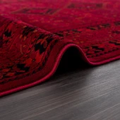 Afgan Türkmen Otantik Desenli Dokuma Salon ve Oturma Odası Halısı 2959H_ZS77 - 3