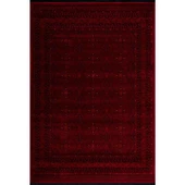 Afgan Türkmen Otantik Desenli Dokuma Salon Halısı 6919B_ZS77 - 6