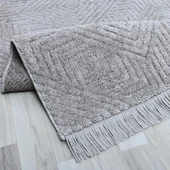 Pandora Açık Gri Modern Peluş 1176_RR22 Oturma Odası ve Salon Halısı - 5