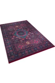 Frenda Home Fas Kapısı Desenli Yıkanabilir Pamuk Taban Halı  KAHVE 200X290 - 3