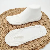 Bayan Dantelli Babet Çorap - 7