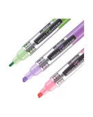 Serve Likit Pastel 4 Renk Fosforlu Kalem Model 2 - 3