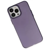 İphone 14 Pro Uyumlu Sert Silikon Metal Kamera Çerçeveli Kılıf thumbnail 4