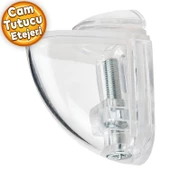 Pelikan Cam Raf Tutucu Cam Plastik Ayarlı Etejeri Şeffaf thumbnail 1