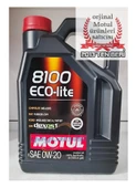 MOTUL 8100 ECO-LİTE 0W20 4 L GM DEXOS1 GEN 2 ONAYLI thumbnail 1