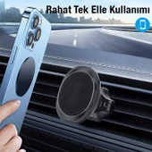 Polham Araç içi Mıknatıslı Telefon Tutucu, Süper 4x Mıknatıslı Titremez Universal,titremez Sarsılmaz - 4