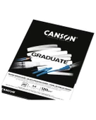 Canson Graduate Siyah Çizim Defteri 120g A5 - 2