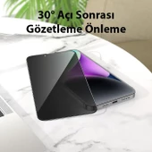 Polham Gizlilik Özellikli İphone 13,13 Pro,İphone 14 Uym Privacy Ful Kaplama Kırılmaz Ekran Koruyucu - 3