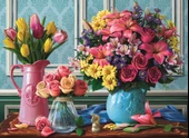 Anatolian 1000 Parça Rengarenk Buketler Puzzle thumbnail 1