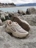Dunlop 2323 Bej Renk Fuspetli Kalın Taban Spor Ayakkabı - 5