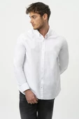No Fear Orijinal Erkek Gömlek Beyaz - 3