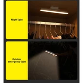 Baseus Ayarlanabilir 1800Mah Şarjlı Mıknatıslı Masa Lambası Dolap Lambası Ayna Lambası Gece Lambası - 6