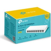 TP-Link LS1008 8-Port 10/100Mbps Masaüstü Switch - 2