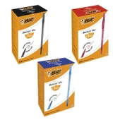 Bic Round Stick Tükenmez Kalem 60 Lı Kutu Mavi Siyah Kırmızı thumbnail 1