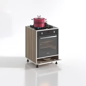 Kenzlife ankastre modülü kabini malik ejder crd fırın ocak dolabı kapaklı ayarlı ayaklı thumbnail 2