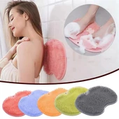 BUFFER Çok Amaçlı Esnek Yumuşak Banyo El Ayak Vücut Plastik Duş Matı Plastik Banyo Matı - 1