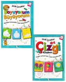 Akıllı Çocuklar Çizgi Kitabım ve Boyuyorum Büyüyorum 2li Set - 1