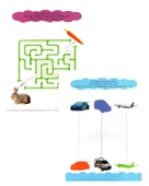 Çizgi Çizgi Etkinlik Hayvanlar ve Taşıtlar 2li Set thumbnail 2