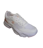 LUMBERJACK Kadın Beyaz Kalın Memory Taban Sneaker Spor Ayakkabı - 1
