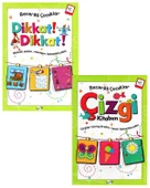 Becerikli Çocuklar Çizgi Kitabım ve Dikkat Dikkat 2li Set thumbnail 1