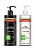 Dermalog Kuru Yıpranmış Saçlar İçin Yoğun Nemlendirici Ve Onarıcı Saç Bakım Seti 500 ML - 1
