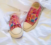 ışıklı elsa baskılı çırtlı ayakkabı - 7