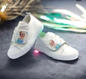 ışıklı elsa baskılı çırtlı ayakkabı - 2