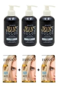 Jean's Color Mor 250ml Amonyaksız Saç Boyası 3 Adet+ 3 Adet Açıcı Bıanna - 1