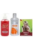 Jeans Color Saç Boyası Somon 250ml Ve Ossion Boya Temizleyici Ve Saç Açıcı - 1
