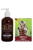 Jeans Color Saç Boyası Gün Batımı 250ml Ve Hairplus Saç Açıcı - 1
