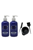 Jeans Color Saç Boyası Mavi Rüya 250ml 2 adet Ve Boya Kabı Seti - 1
