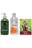 Jeans Color Saç Boyası Zümrüt Yeşili 250ml Ve Ossion Boya Temizleyici Ve Saç Açıcı - 1
