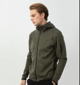 Nors Njord Kapüşonlu Sweatshirt Haki - 2