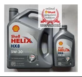 SHELL HELİX HX8 SYNTHETİC 5W30 4+1=5 LİTRE - 1