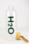 Digithome H2o Bambu Kapaklı Cam Matara 1000 Ml - H2O75372 - HYT C1-1-18 - 4