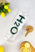 Digithome H2o Bambu Kapaklı Cam Matara 1000 Ml - H2O75372 - HYT C1-1-18 - 1