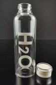 Digithome H2o 500 ML Borosilikat İnce Cam Matara Beyaz - H2O81462 C1-1-18 - 3